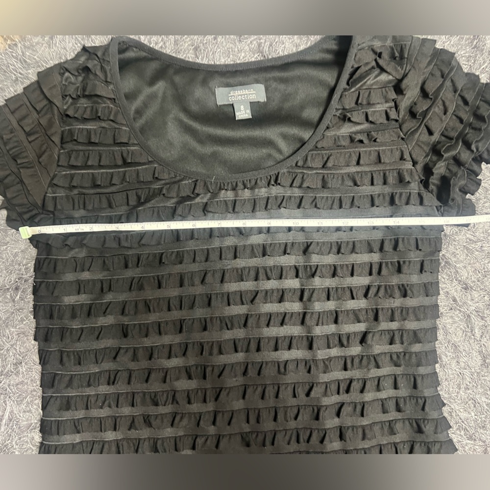 Y2K Black Ruffle Dress - Picture 12 of 15